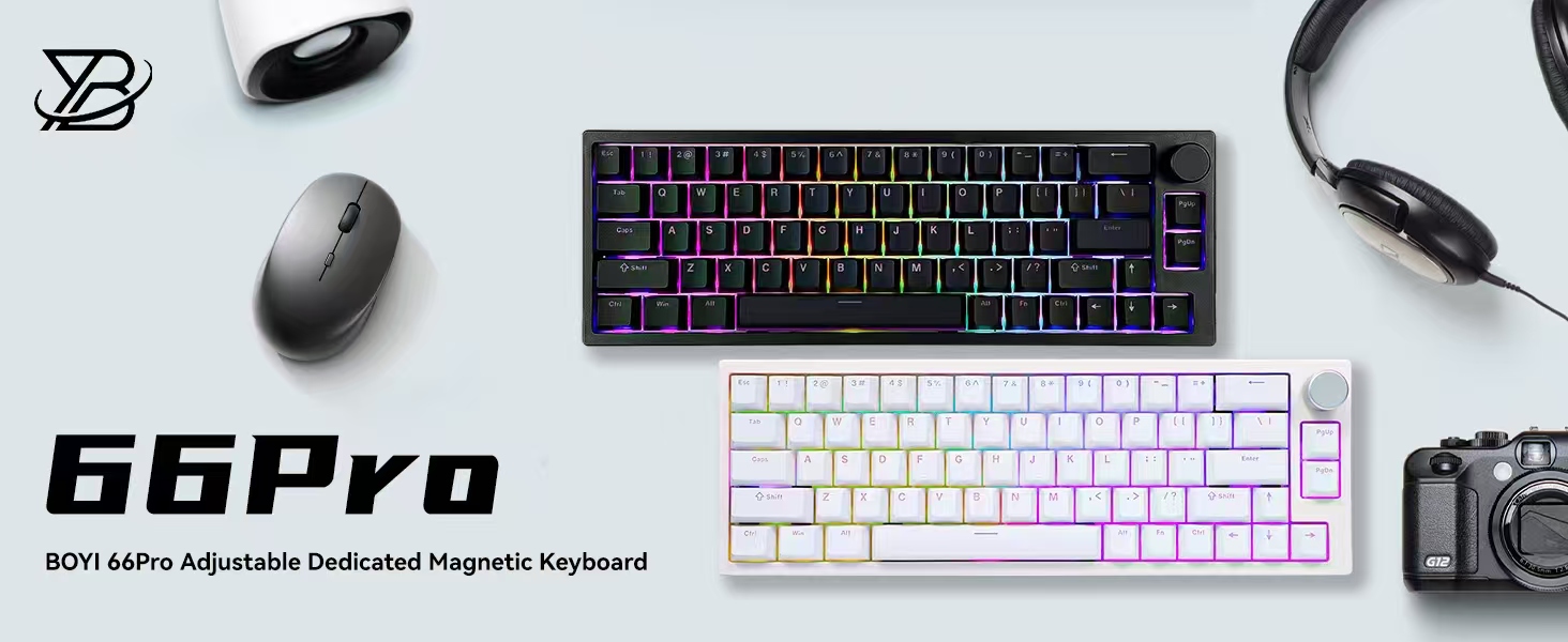 Magnetic Switch Keyboard-BOYI 66Pro